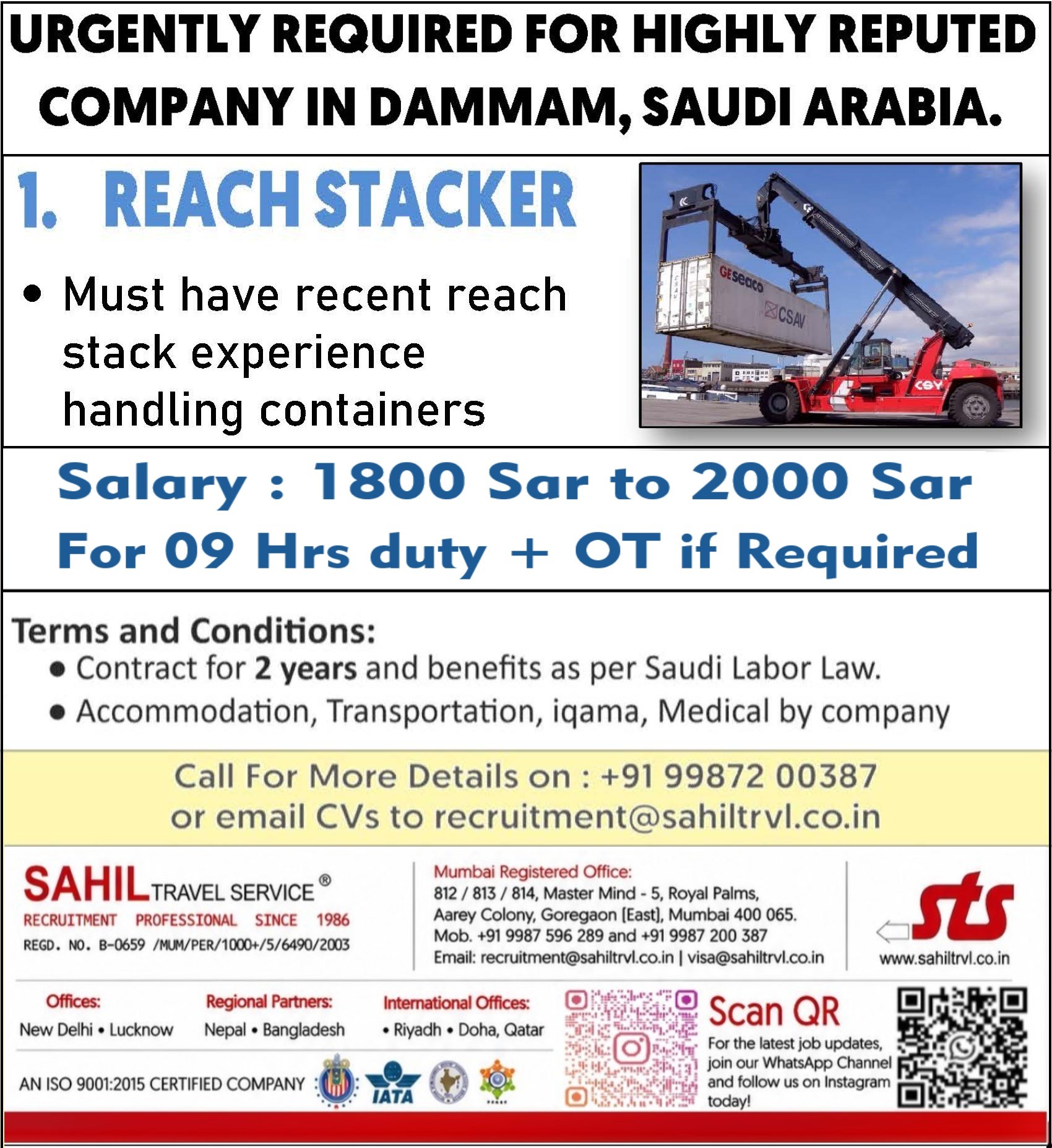 Required for saudi arabia.