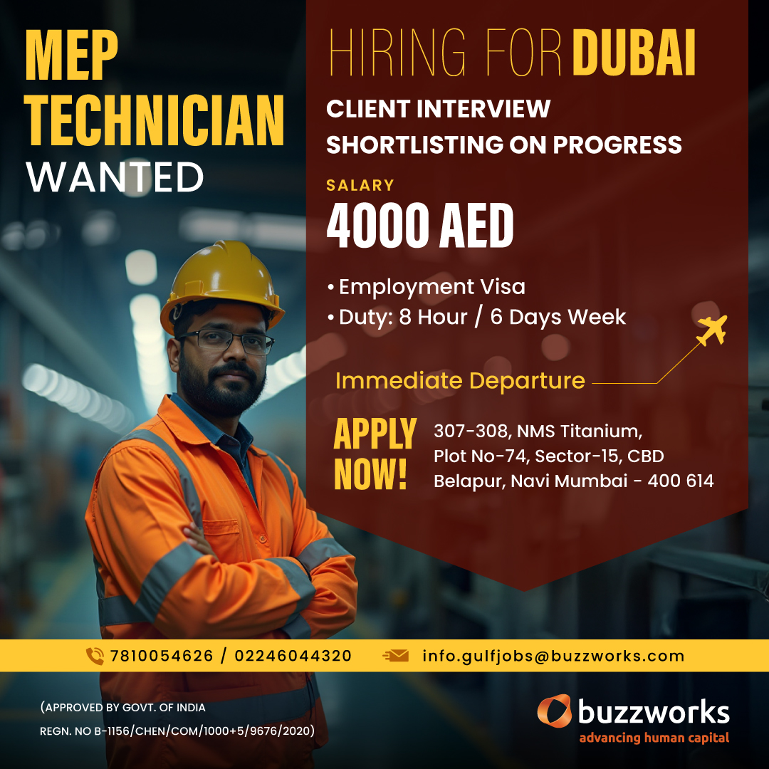 Hiring for Dubai