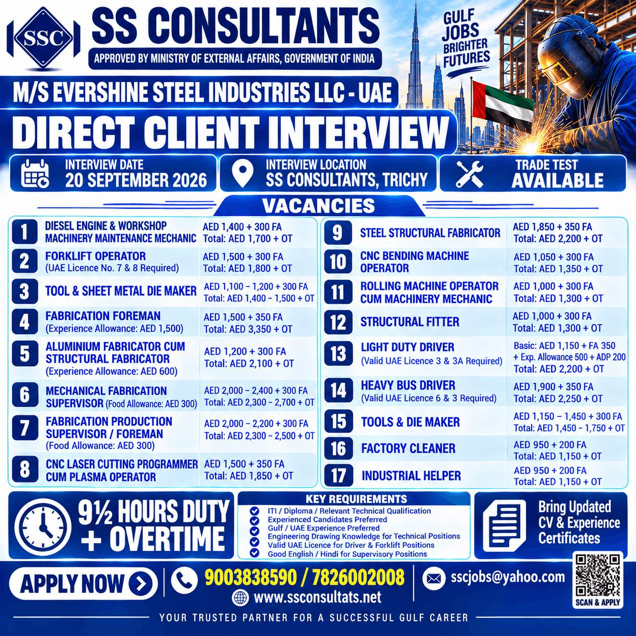 Direct Client Interview in UAE | Evershine Steel Industries LLC