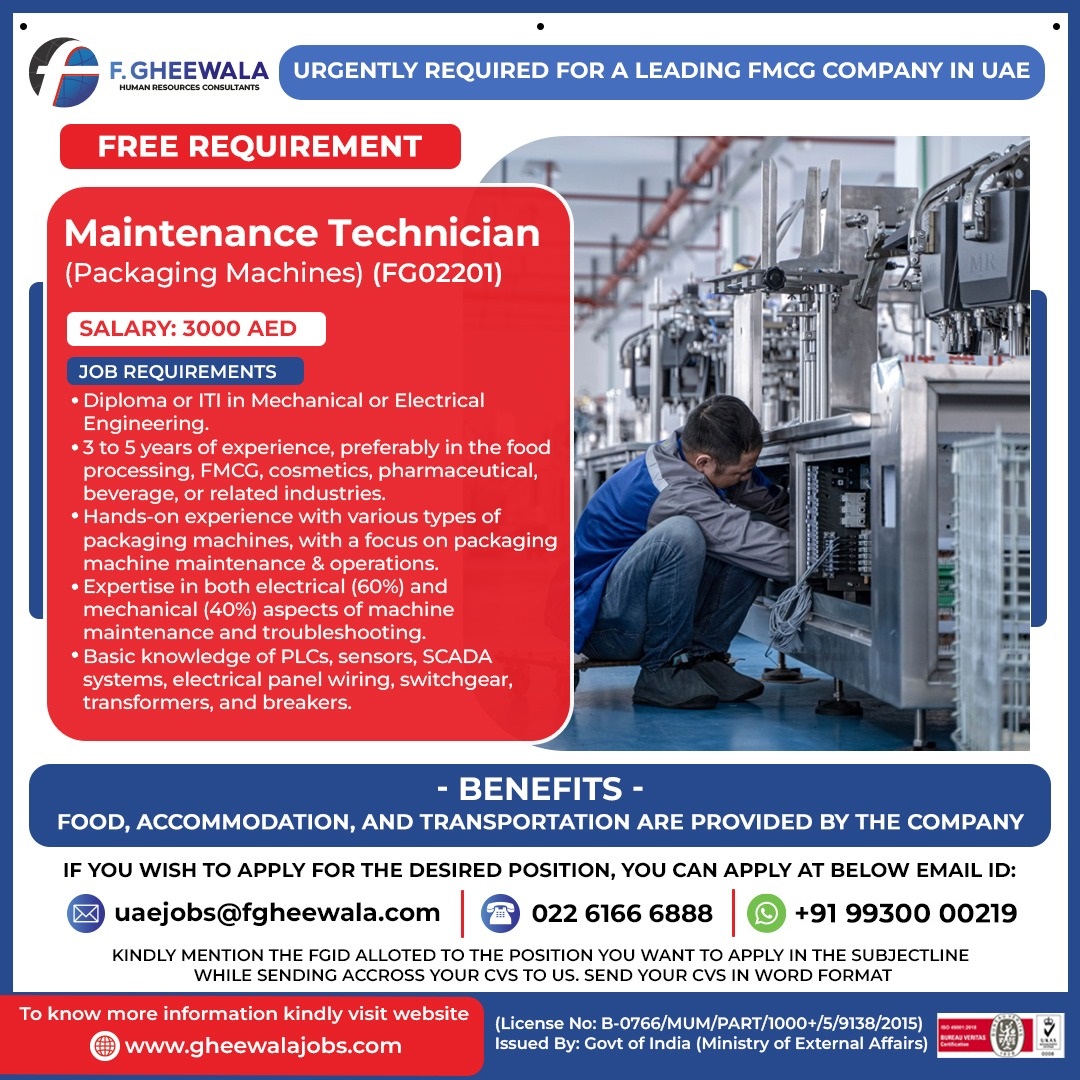 FMCG COMPANY FOR UAE