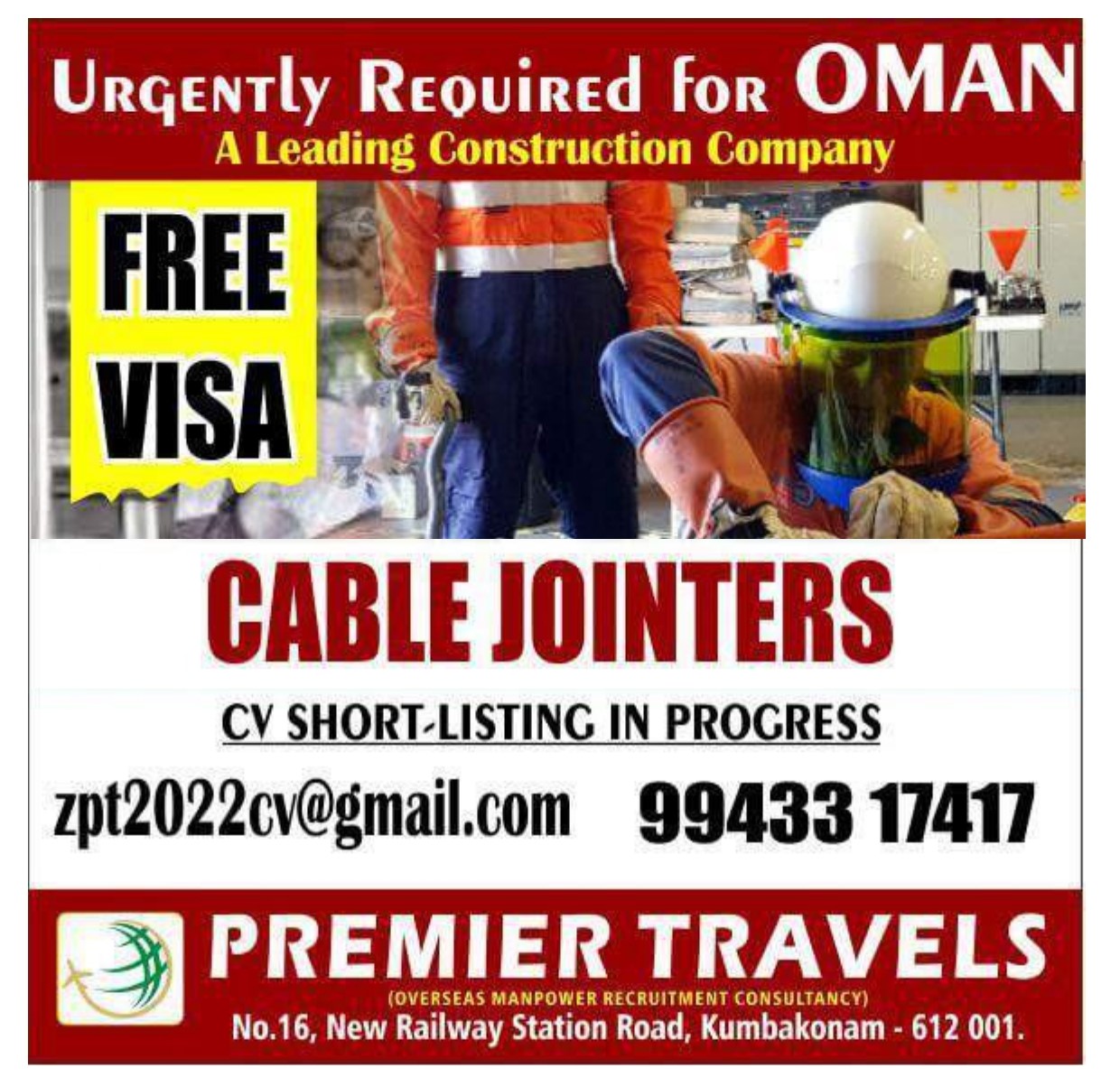 Hiring for Oman