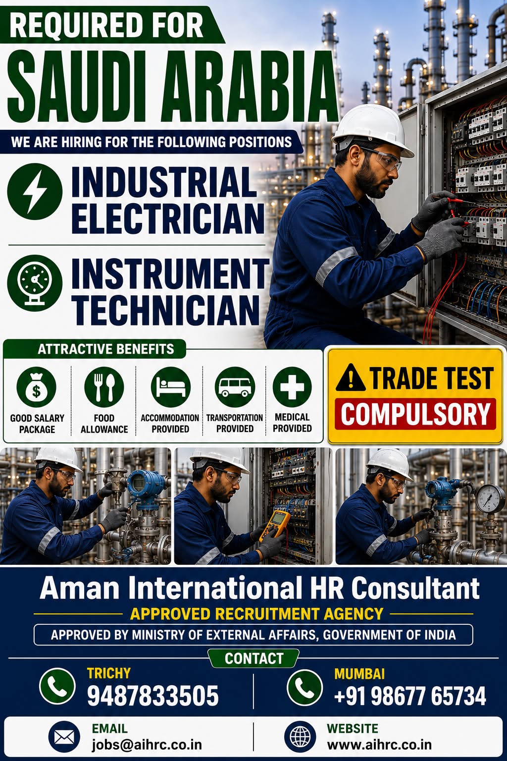 Hiring for Saudi Arabia 