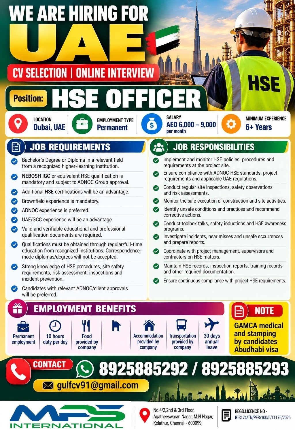 CV SELECTION 