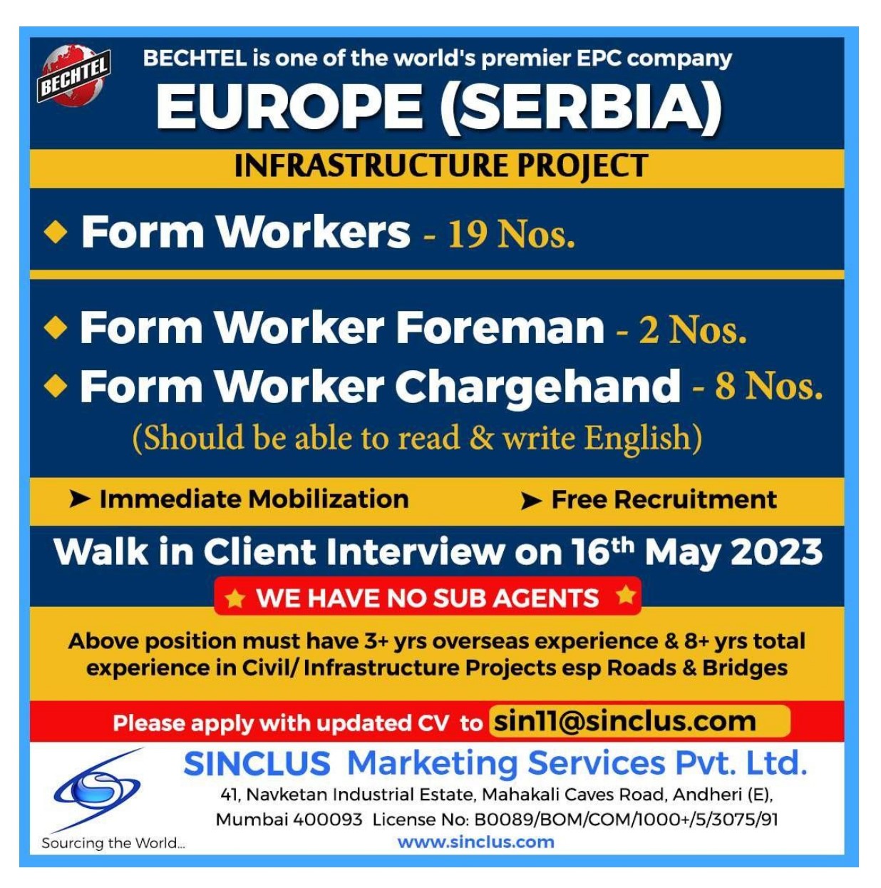EPC Company Serbia, Europe
