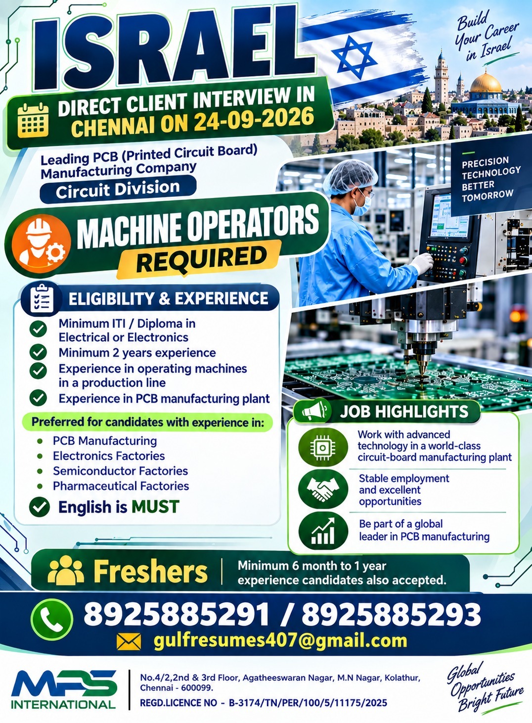 Direct Client Interview In Chennai On 24-09-2026