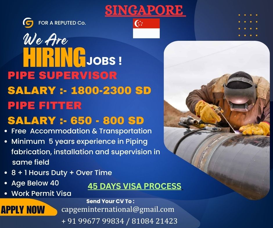 HIRING JOBS FOR SINGAPUR 