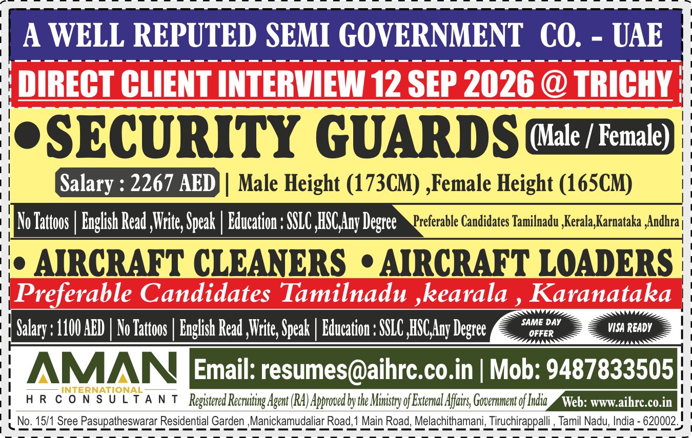 Security Jobs in Dubai 