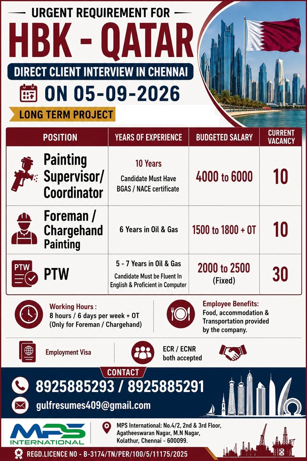 DIRECT CLIENT INTERVIEW IN CHENNAI ON 05-09-2026