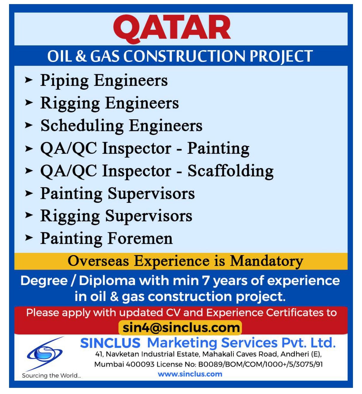 Oil & Gas Construction Qatar