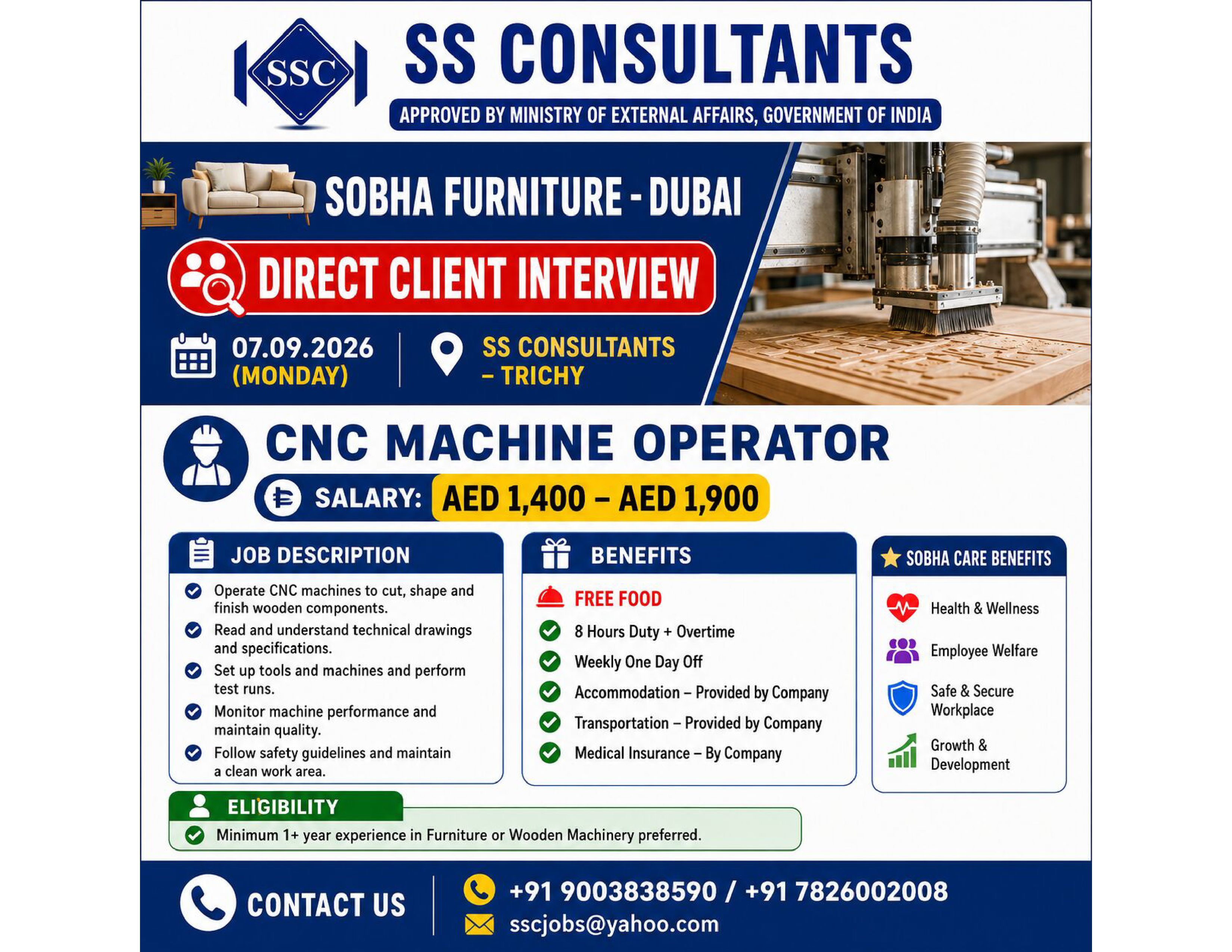 DIRECT CLIENT INTERVIEW FOR DUBAI SOBHA