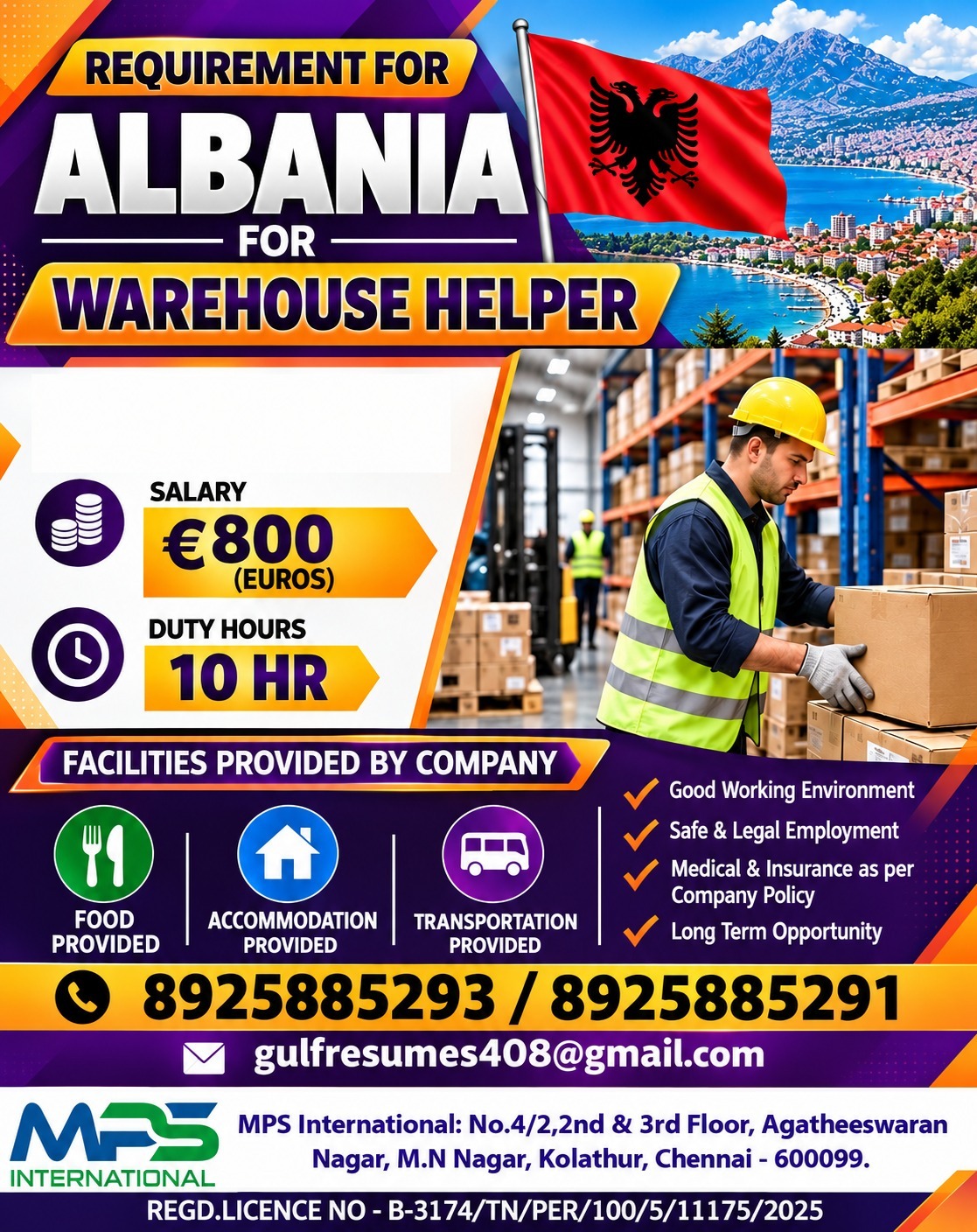 ALBANIA - CV SELECTION
