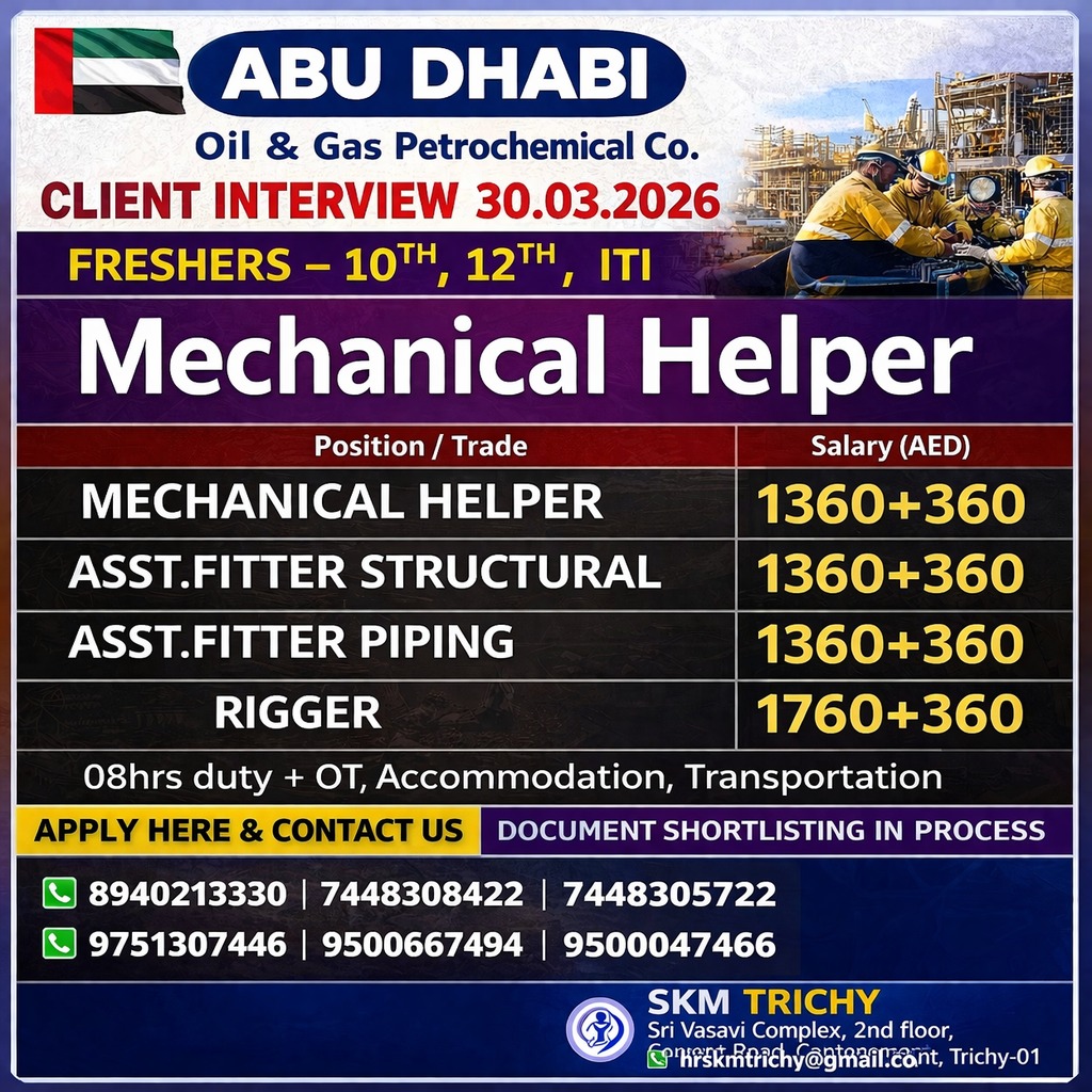 URGENT REQUIREMENT - ABUDHABI