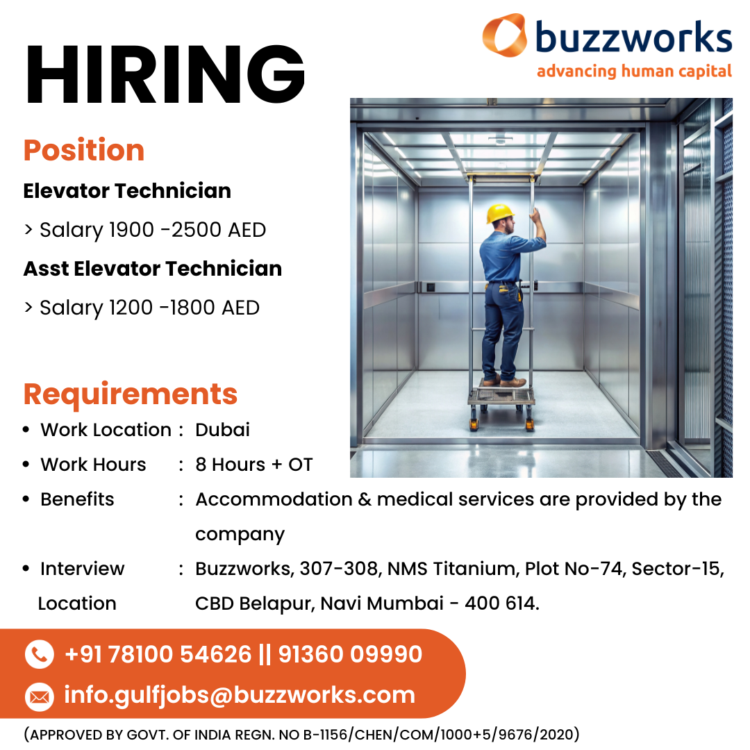 *Hiring for Dubai*