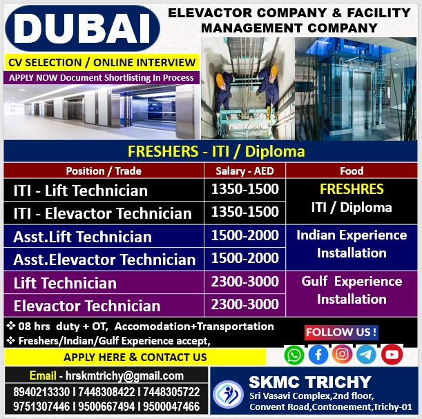 URGENT REQUIREMENT _ DUBAI