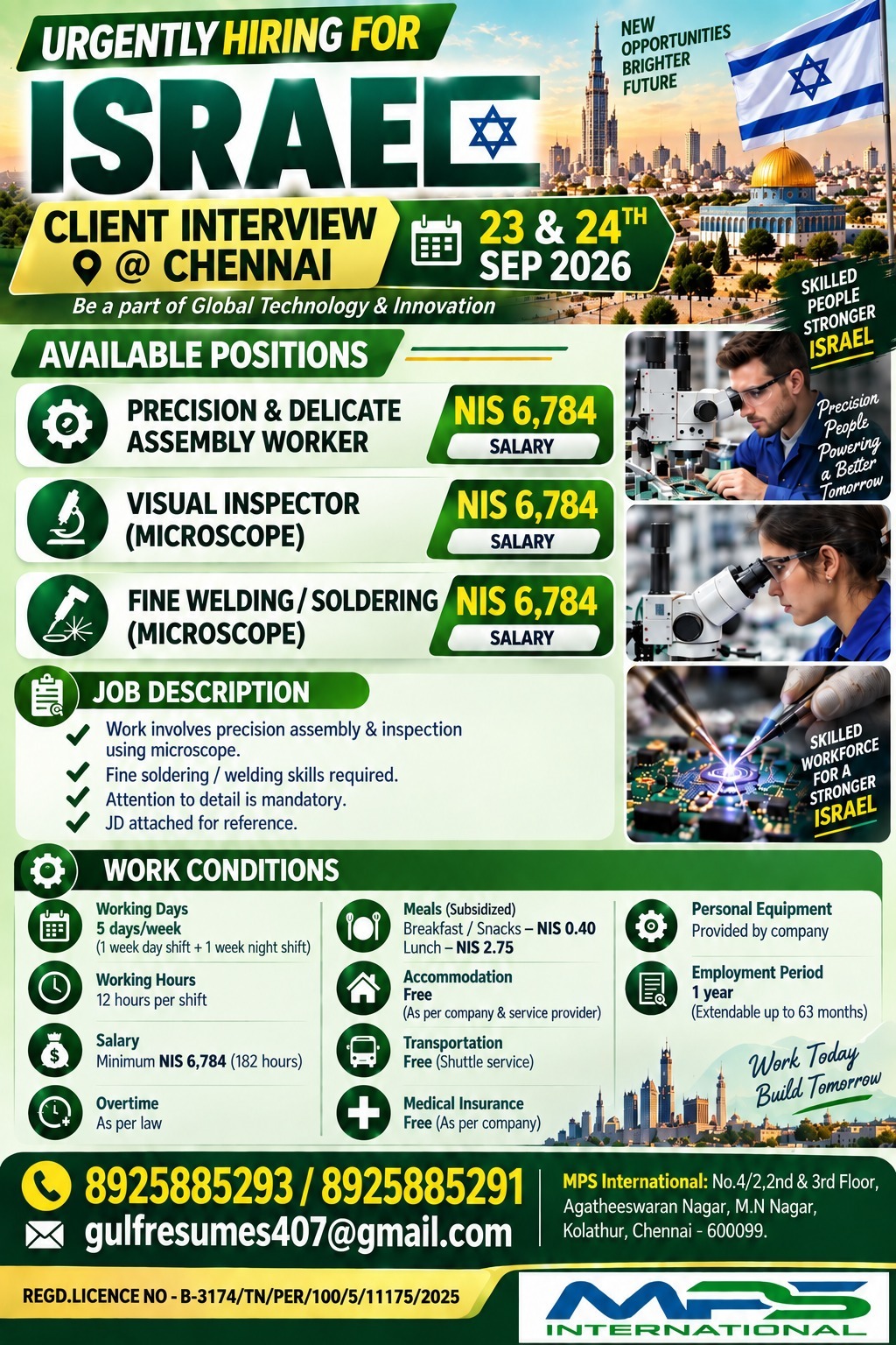 CLIENT INTERVIEW @ CHENNAI 23 & 24 SEP 2026