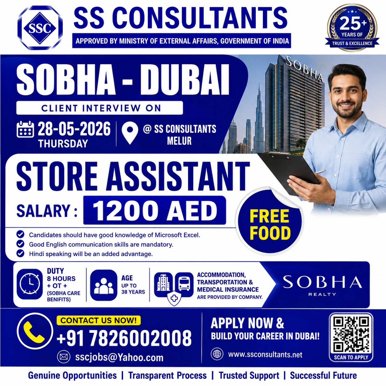 Urgent Dubai Job Opening for Store Assistant | Direct Gulf Interview in Tamil Nadu