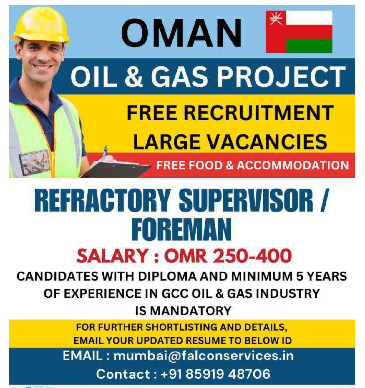 Free Recruitment Oil & gas for Qatar