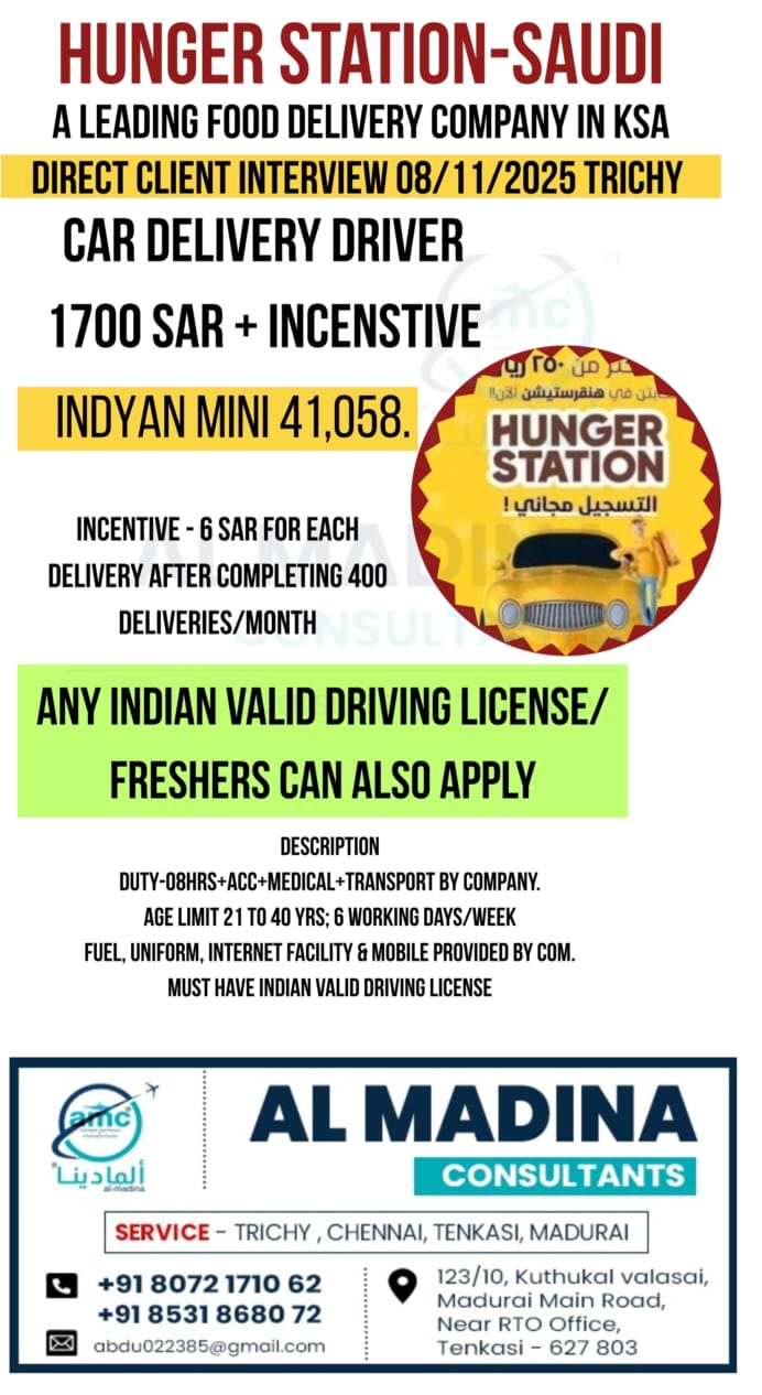 A LEADING FOOD DELIVERY COMPANY IN KSA