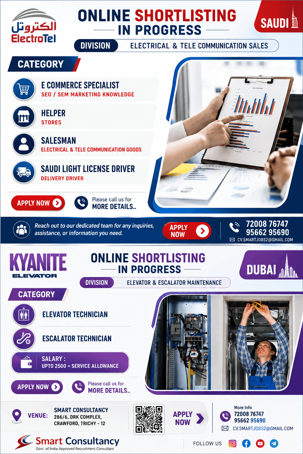 CV SELECTION – ONLINE SHORTLISTING IS GOING ON  !! 
