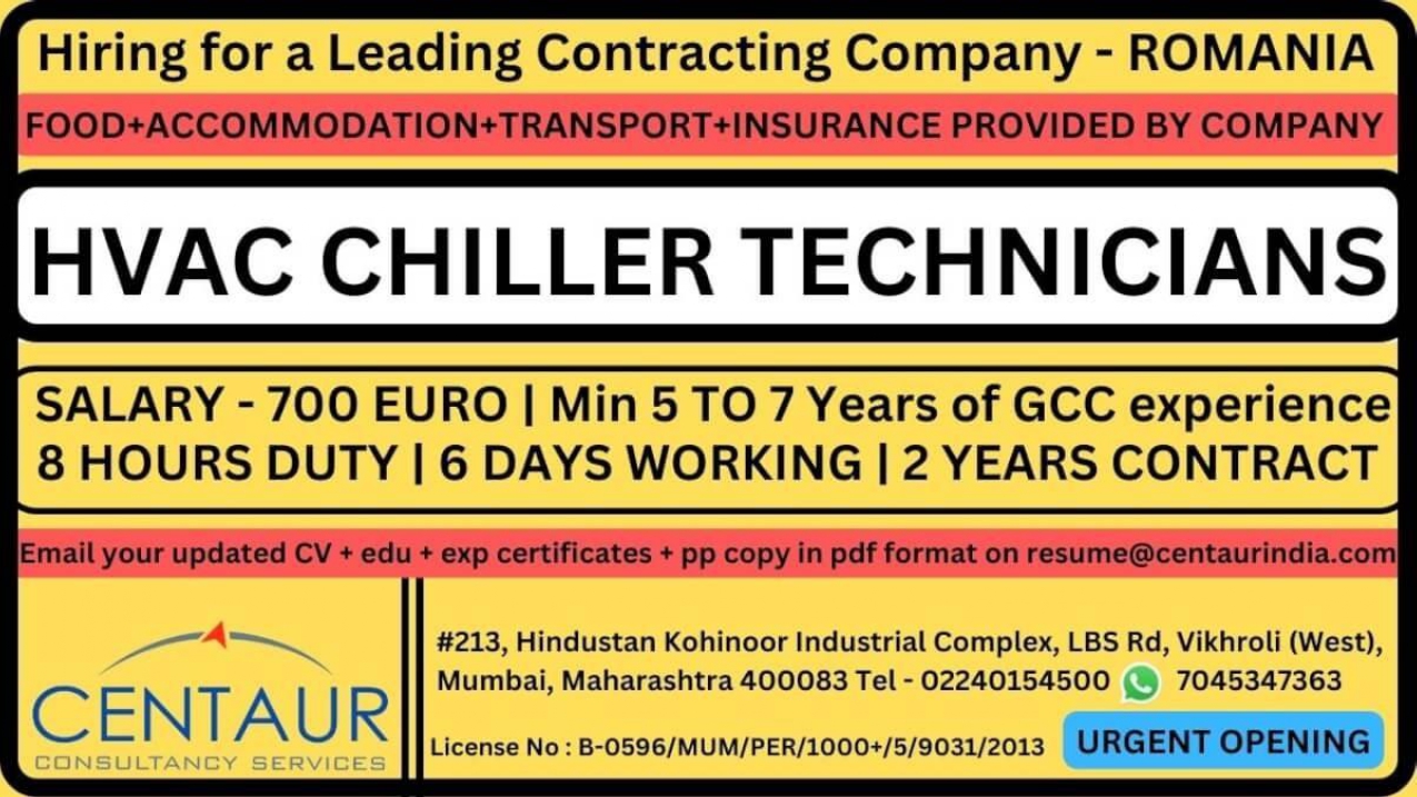 HVAC & Chiller Technician