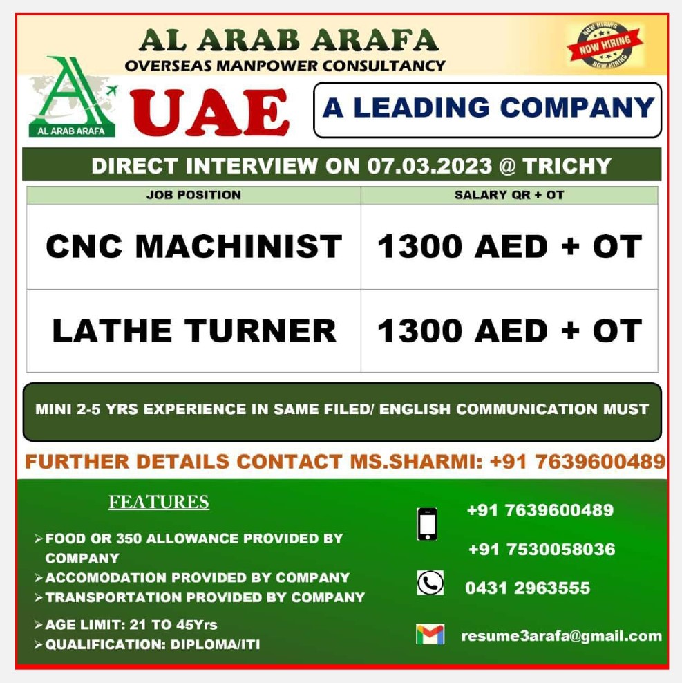 Direct Client Interview in India for UAE