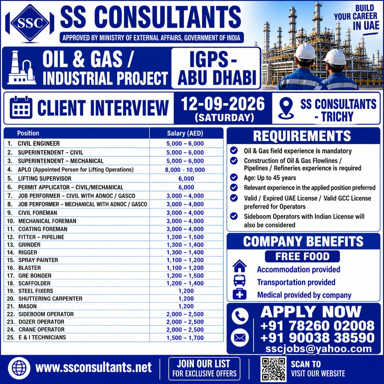 DIRECT CLIENT INTERVIEW IGPS ABU DHABI 