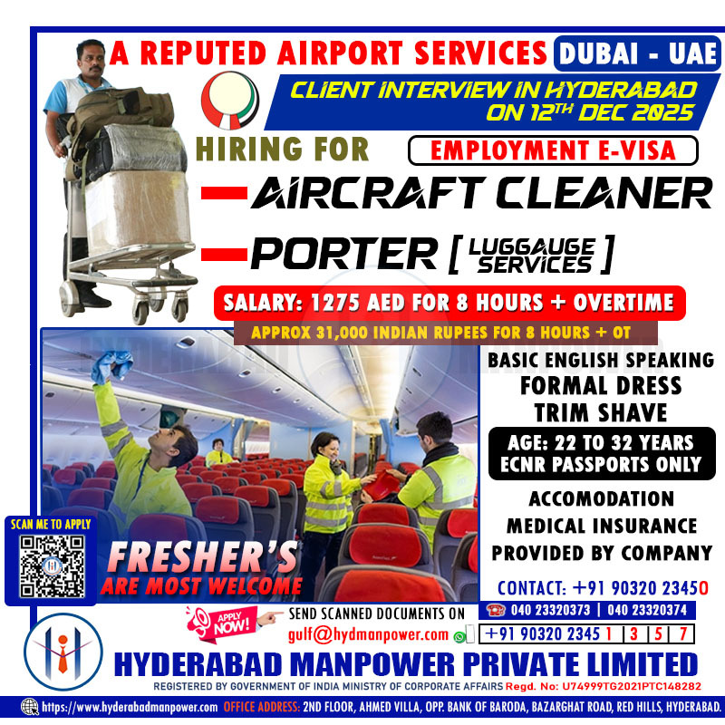 Client Interview in Hyderabad on 12th December 2025 - Dubai