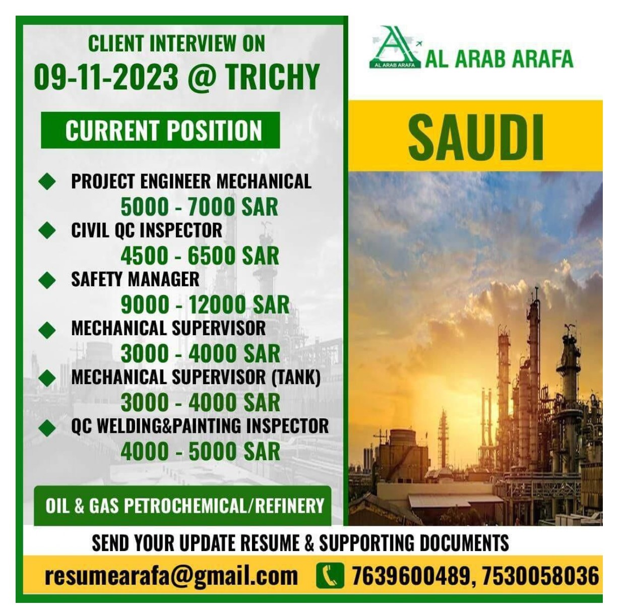 Client Interview Oil & Gas Qatar