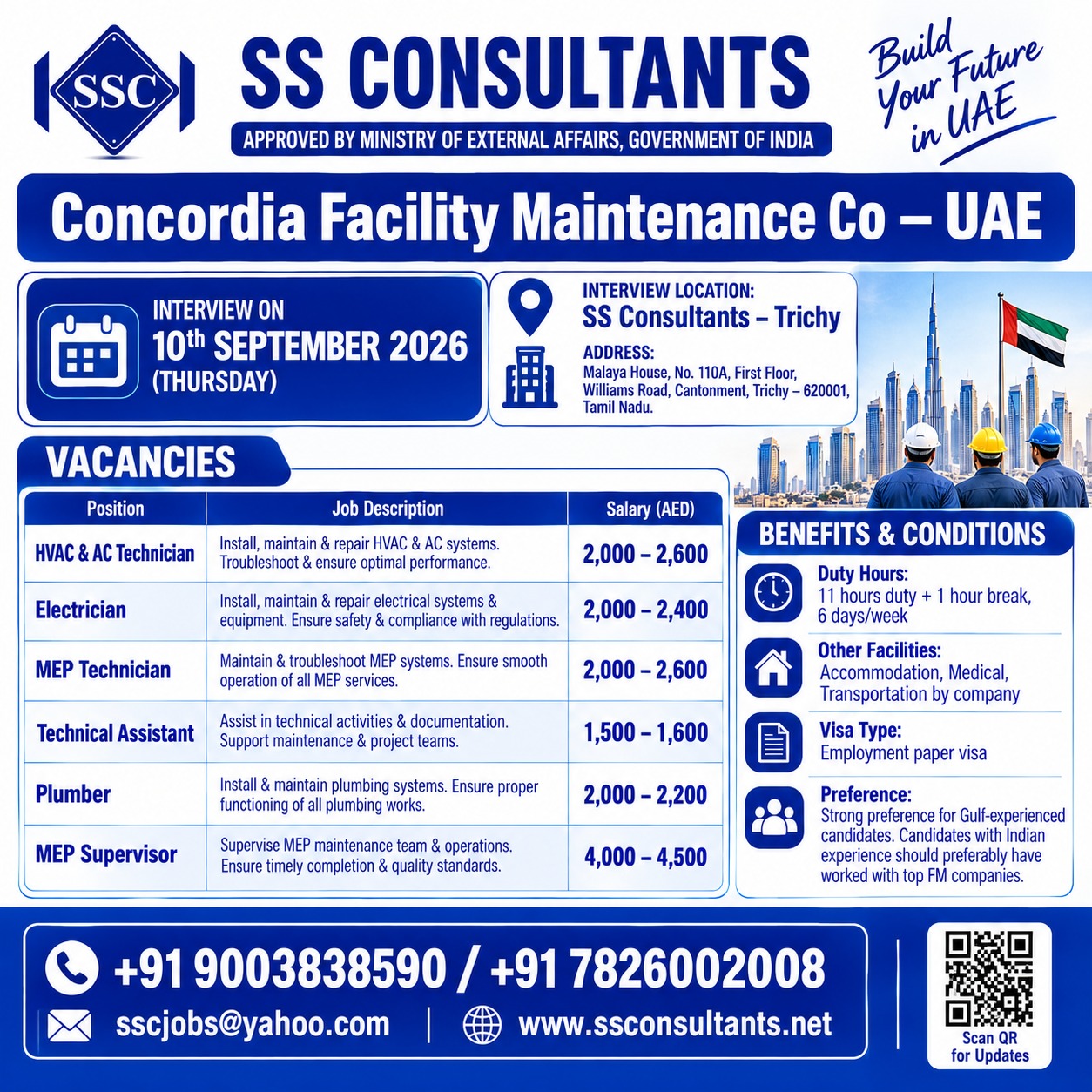 uae jobs 2026 direct interview 
