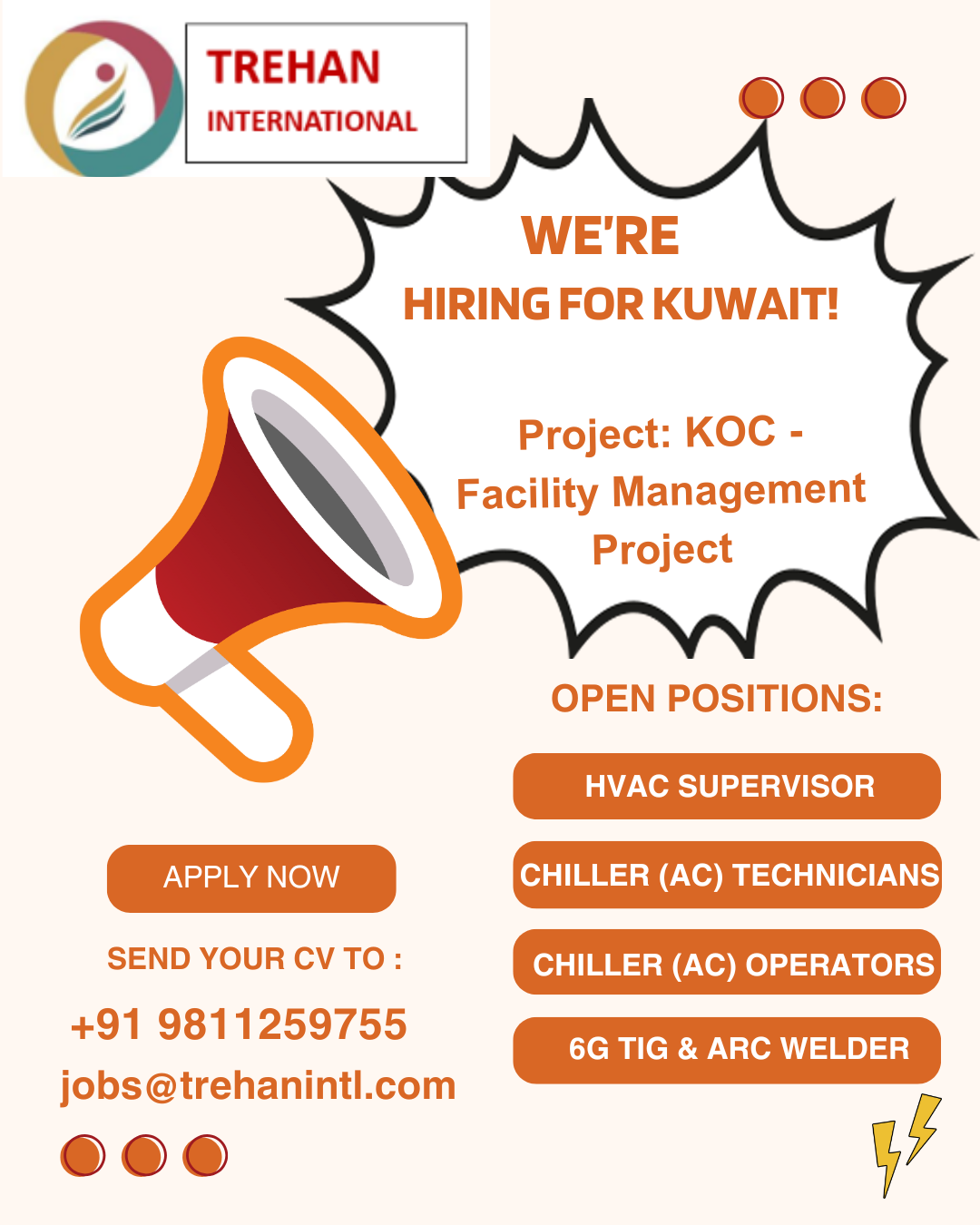 MEGA HIRING FOR KUWAIT |  KOC - Facility Management Project.