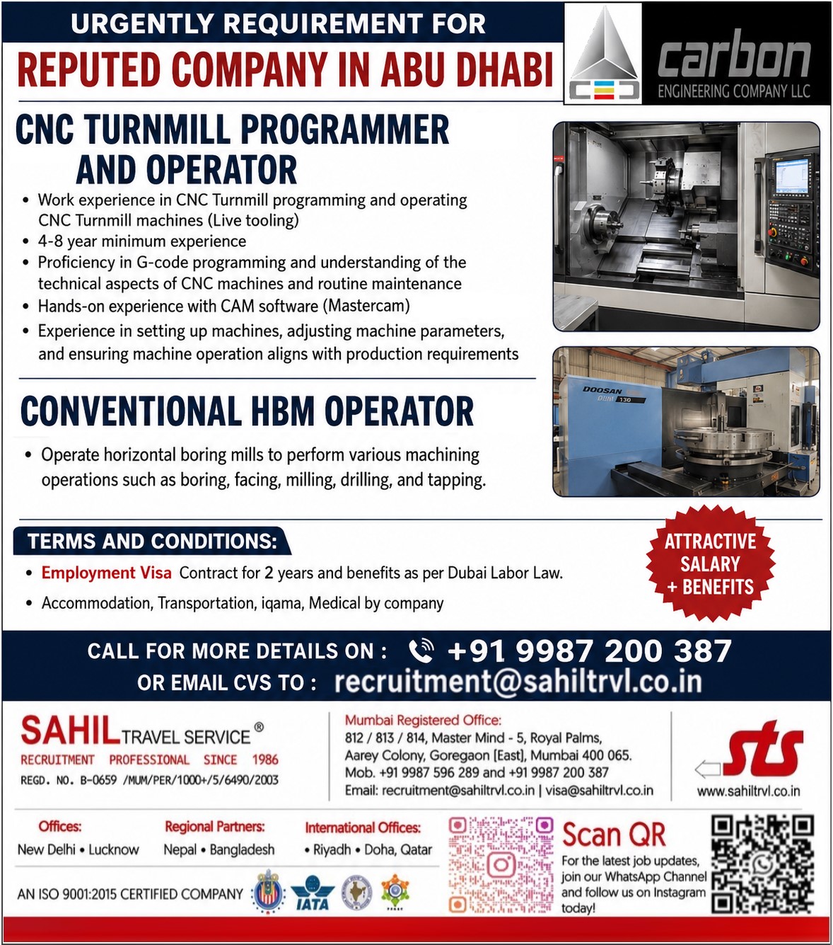 Hiring for Dubai – Required for Reputed Company in Dubai