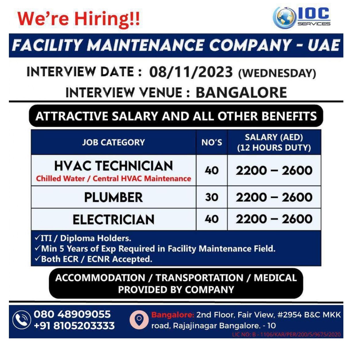 Client Interview for Maintenance Co. UAE